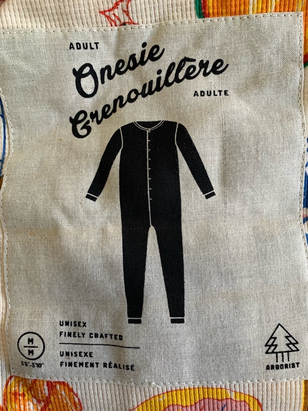 New in bag Arborist adult unisex onesie size M - Picture 2 of 3